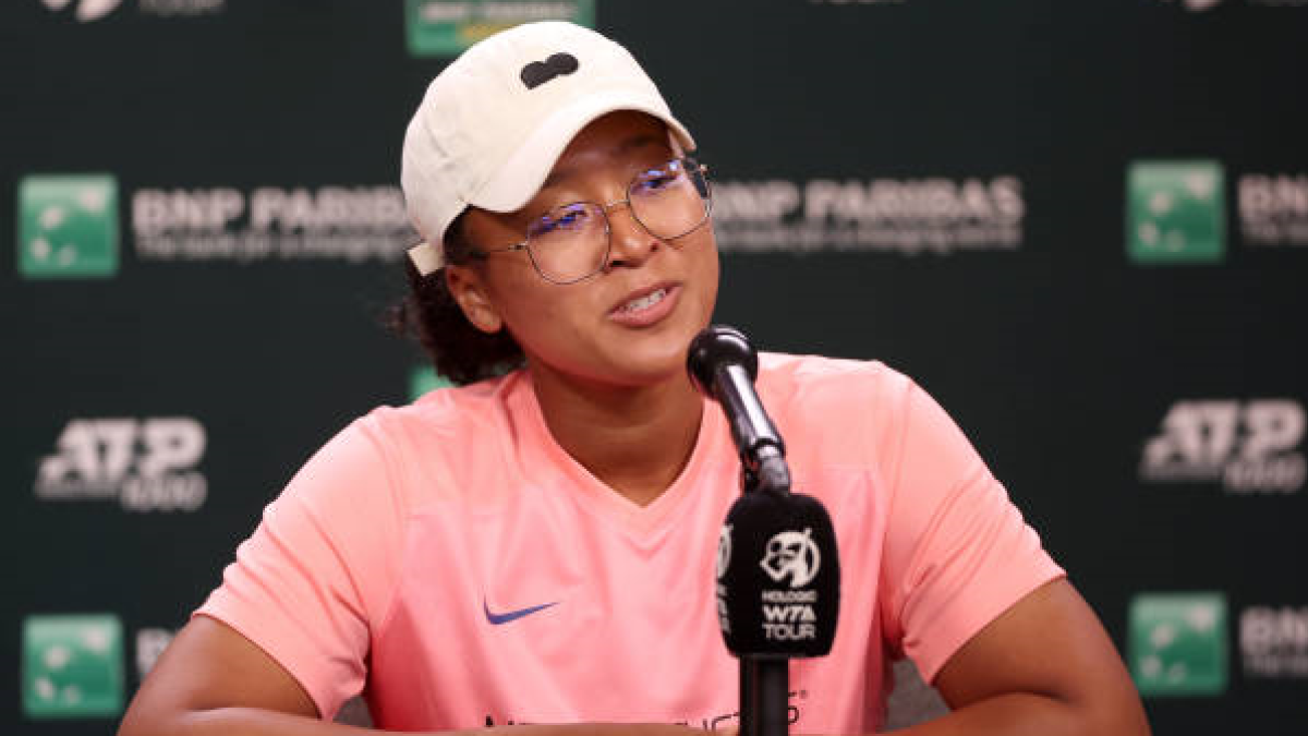 Naomi Osaka en Indian Wells 2024. Foto: getty