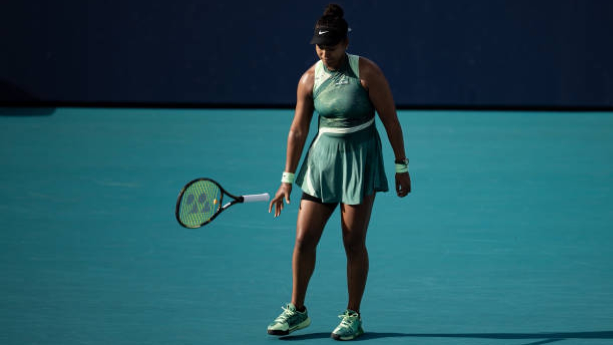 Naomi Osaka, decepción Miami. Foto: gettyimages
