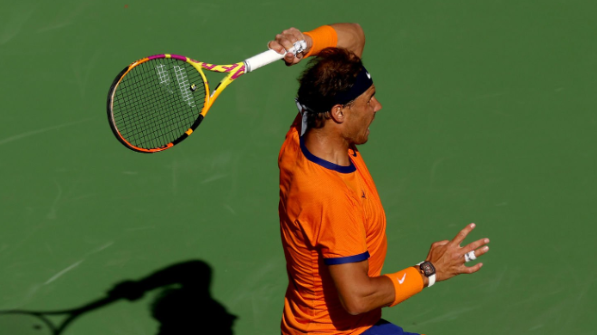 Rafael Nadal, baja en Indian Wells 2024. Foto: Getty