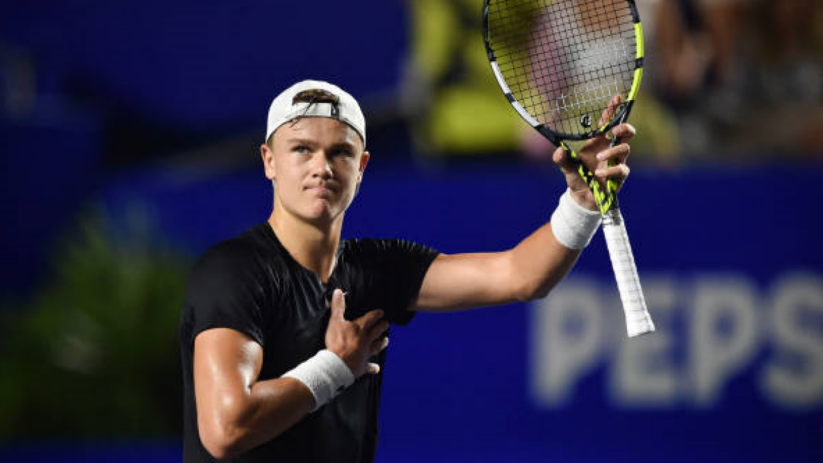 Holger Rune en Acapulco 2024. Foto: getty