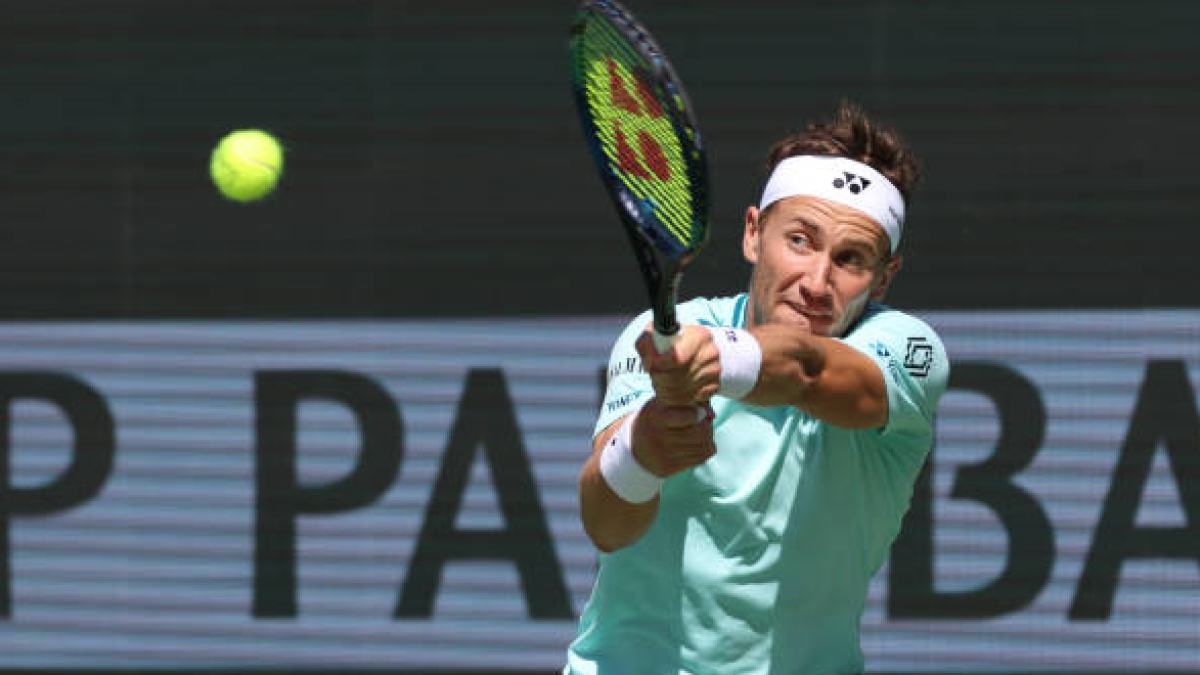 Casper Ruud en Indian Wells 2024. Foto: getty