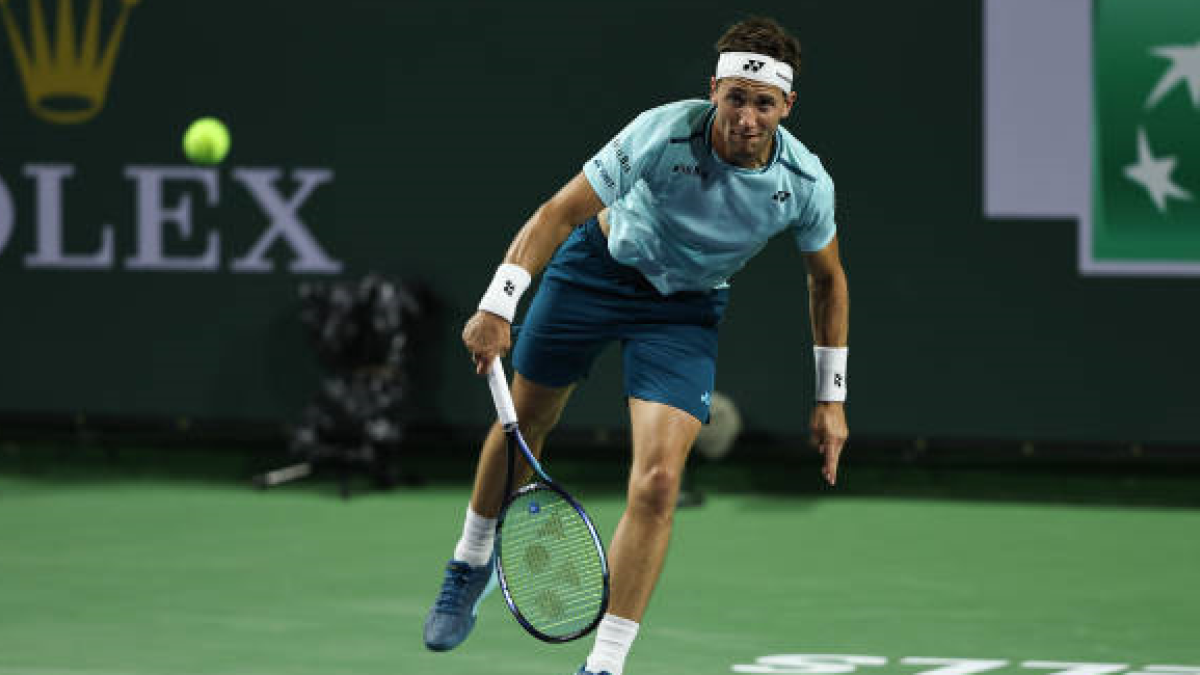 Casper Ruud en Indian Wells 2024. Foto: getty
