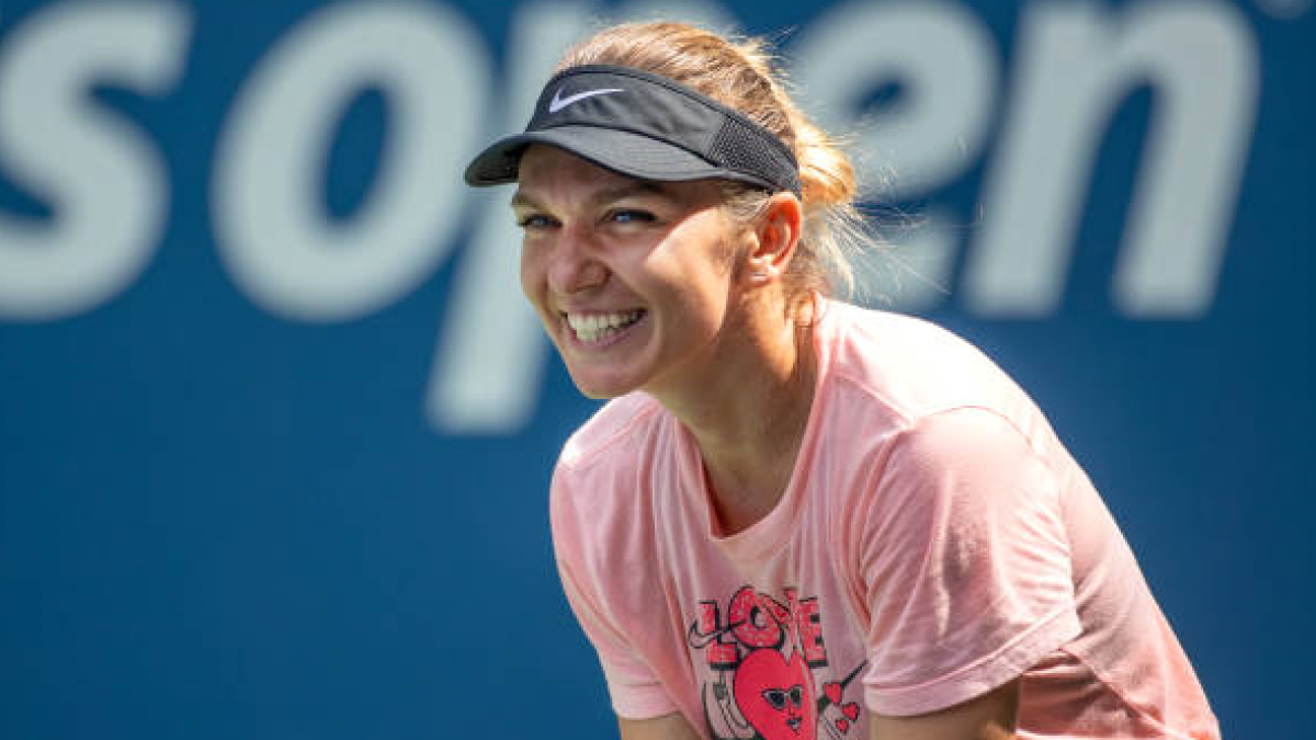 Simona Halep en el US Open 2022. Foto: getty