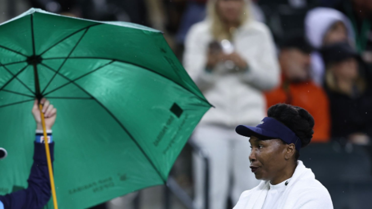 Venus Williams en Indian Wells 2024. Foto: Getty