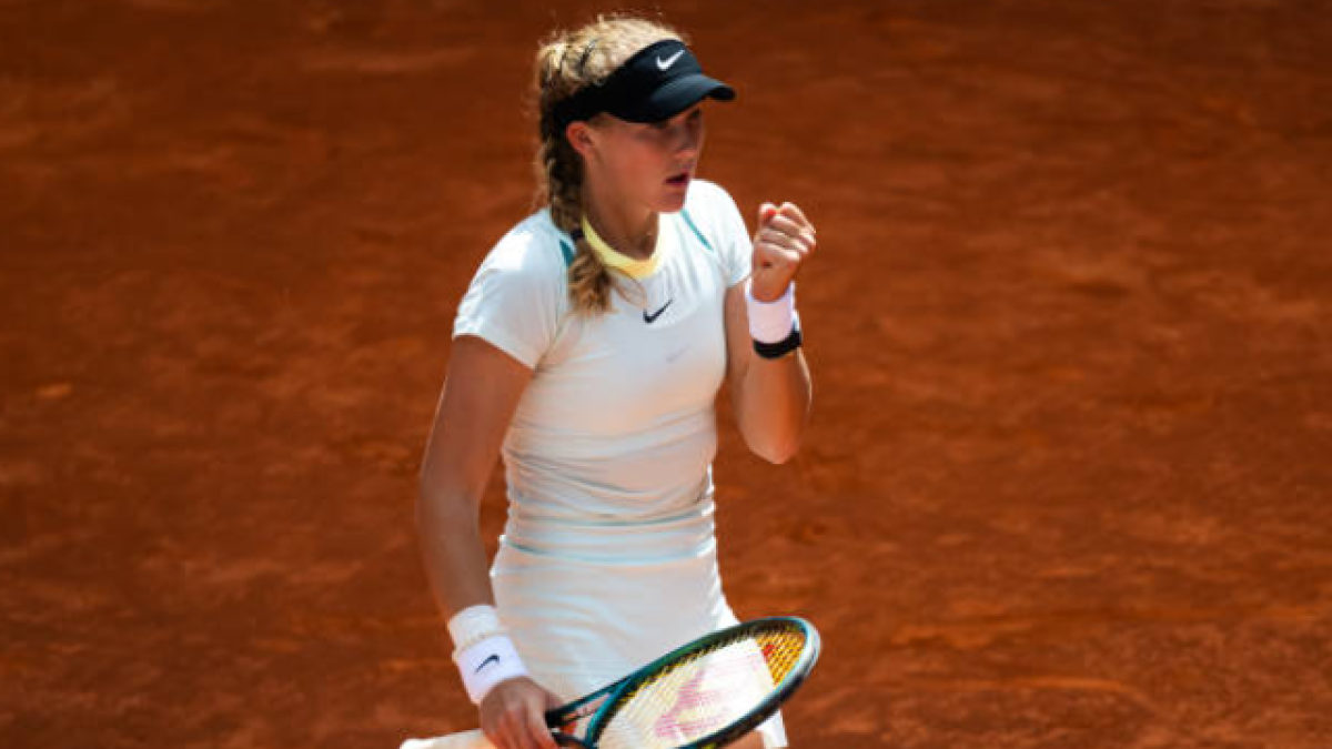 Andreeva se deshace de Paolini y supera su mejor resultado en Madrid. Foto: Gettyimages