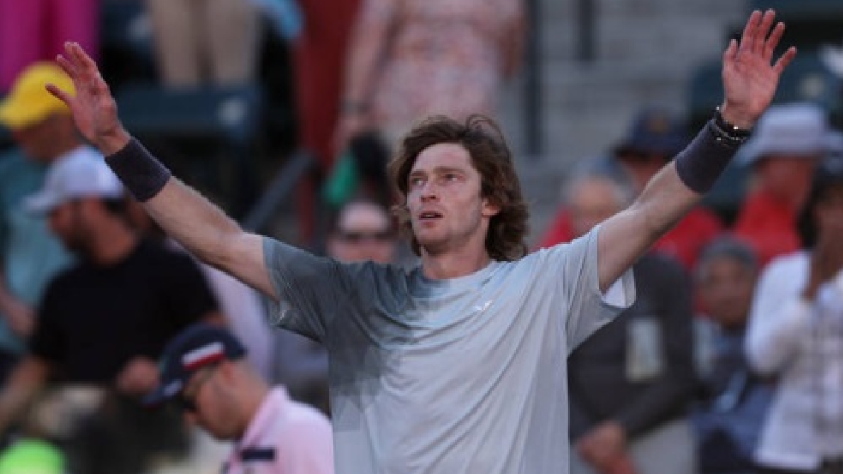 Así llega Rublev a Montecarlo: El campeón en horas bajas. Foto: Gettyimages