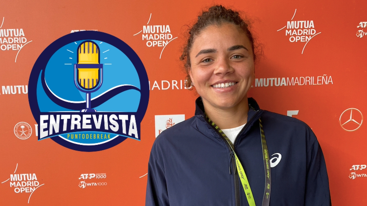 Jasmine Paolini en su entrevista con Fernando Murciego. Fuente: Punto de Break
