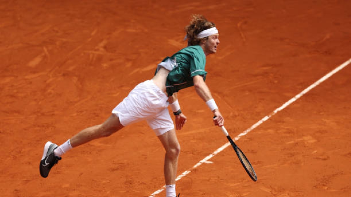 Andrey Rublev debuta en Mutua Madrid Open 2024. Foto: gettyimages