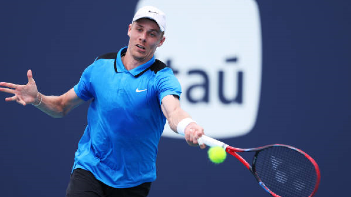 Denis Shapovalov en el Miami Open 2024. Foto: getty