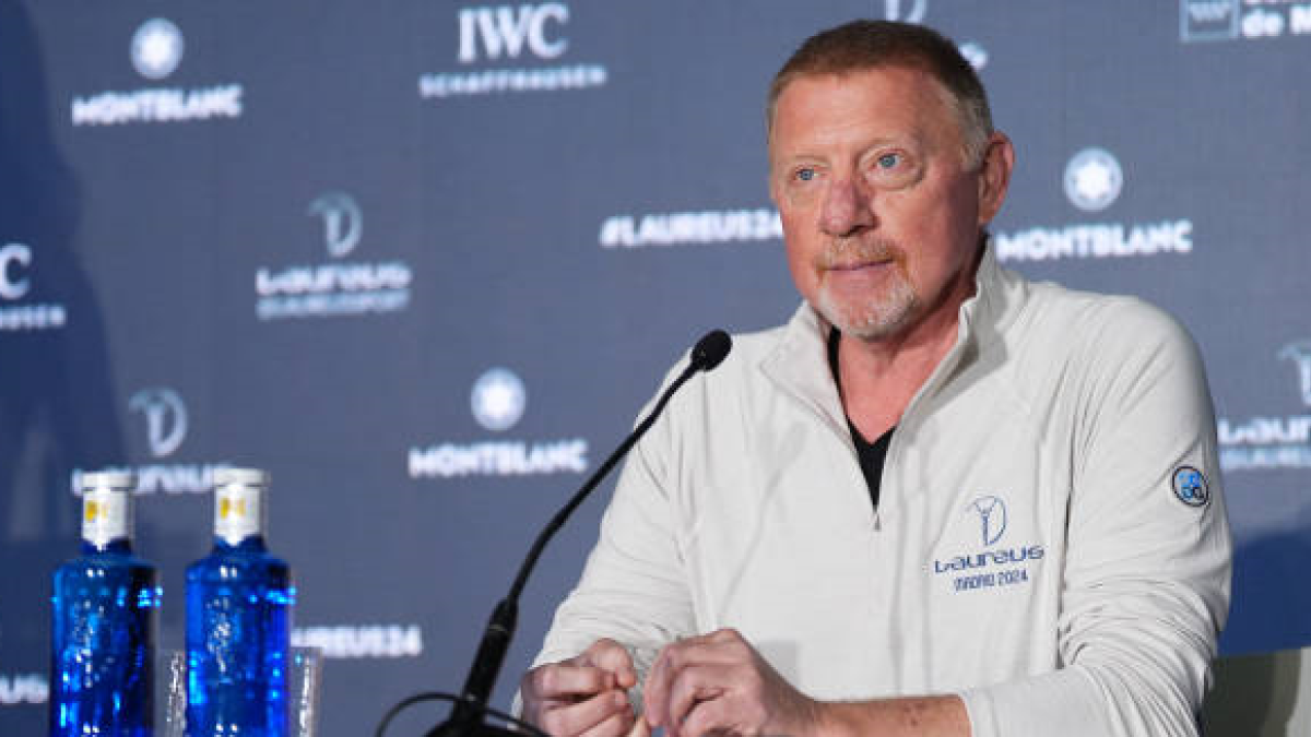 Boris Becker en los Laureus World Sports Awards Madrid 2024. Foto: getty