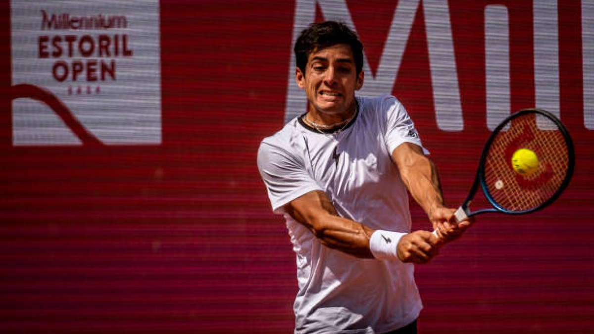 Cristian Garín, semifinales en Estoril. Foto: gettyimages