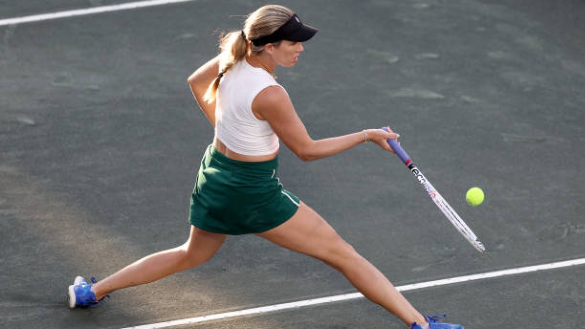 Danielle Collins sigue ganando en Charleston. Foto: gettyimages