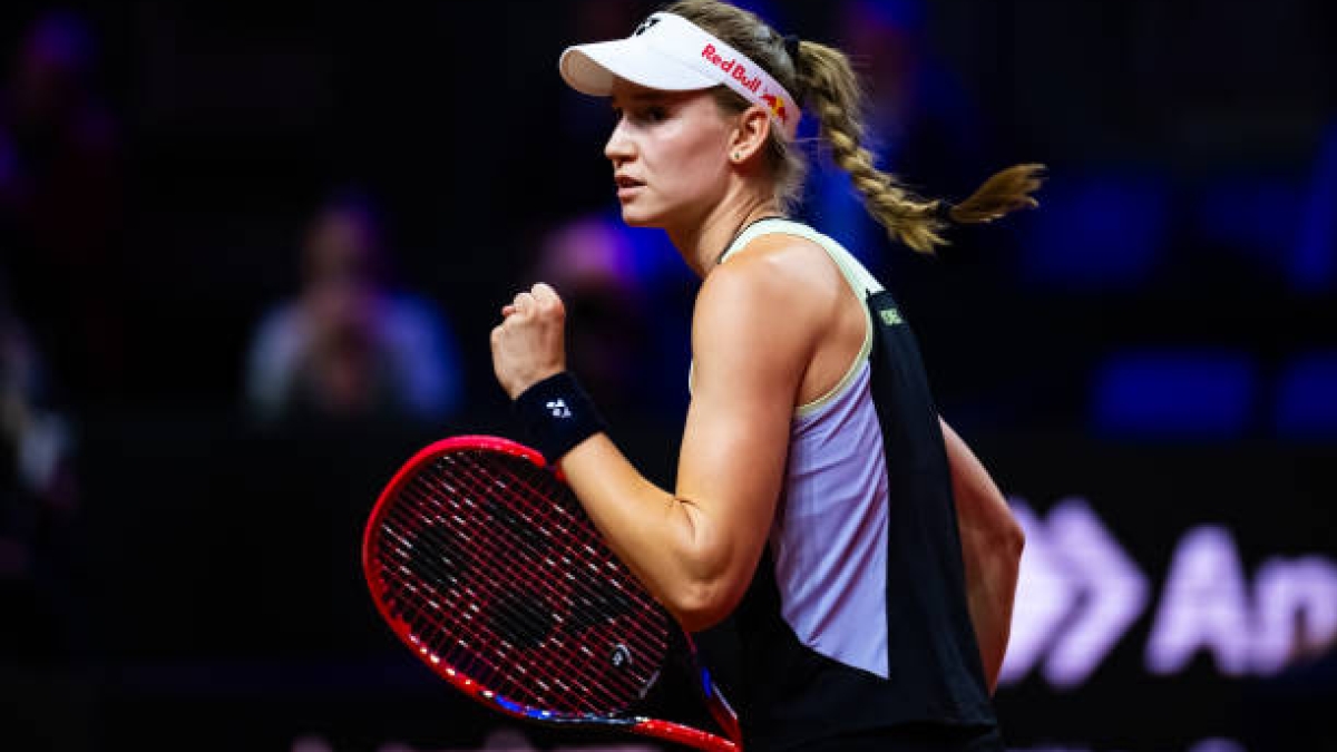 Elena Rybakina en el WTA Stuttgart 2024. Foto: Getty