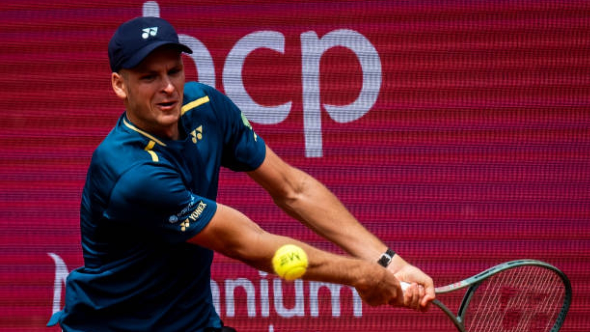Hubert Hurkacz en el ATP Estoril 2024. Foto: Getty