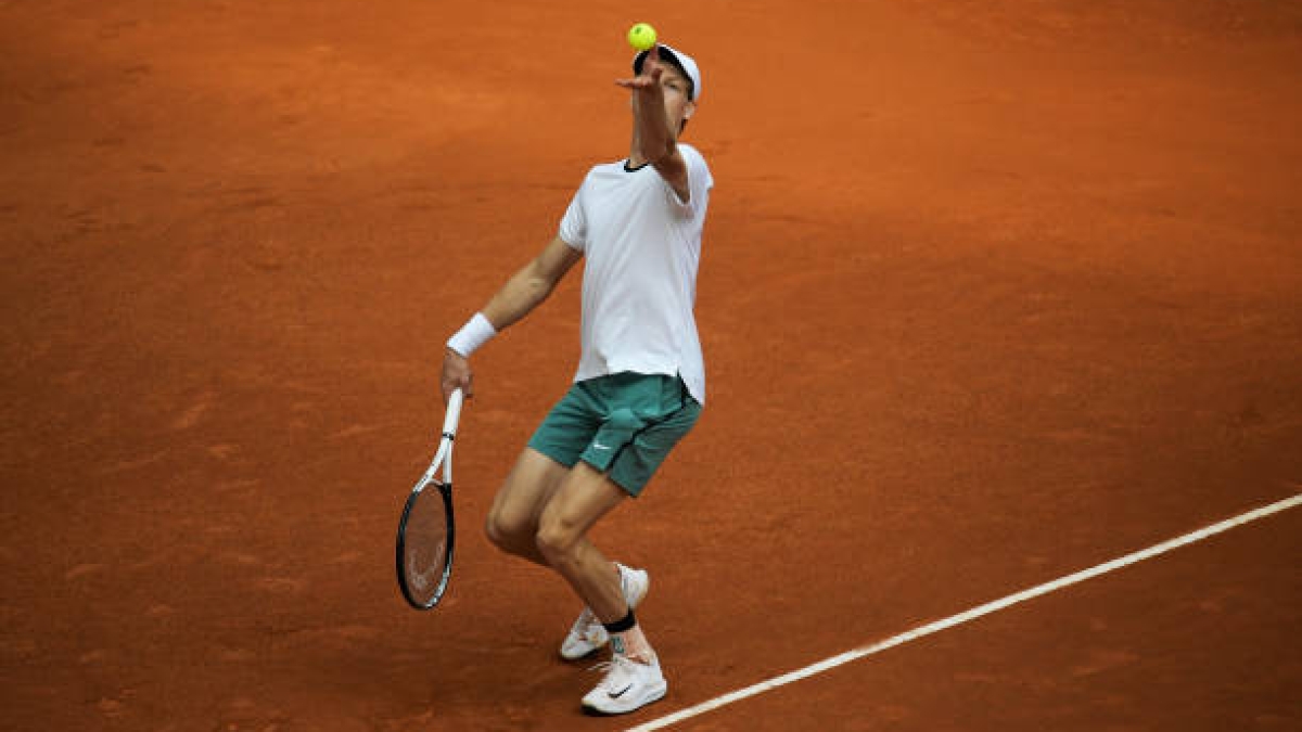 Jannik Sinner, dato. Foto: gettyimages