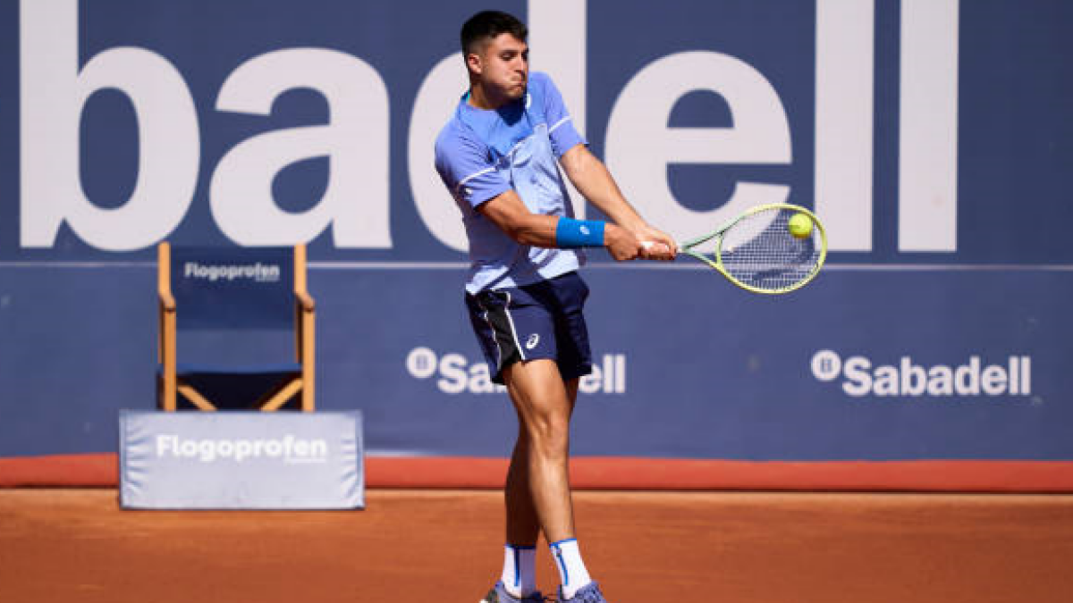 Pablo Llamas en el Conde de Godó 2024. Foto: getty