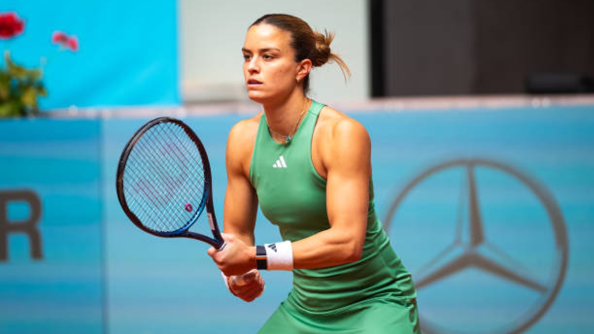 Maria Sakkari en el Mutua Madrid Open 2024. Foto: Getty