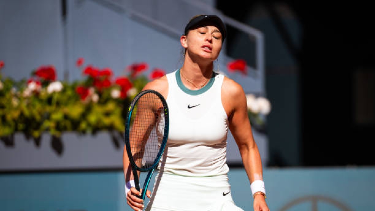 Paula Badosa pierde en Mutua Madrid Open 2024. Foto: gettyimages