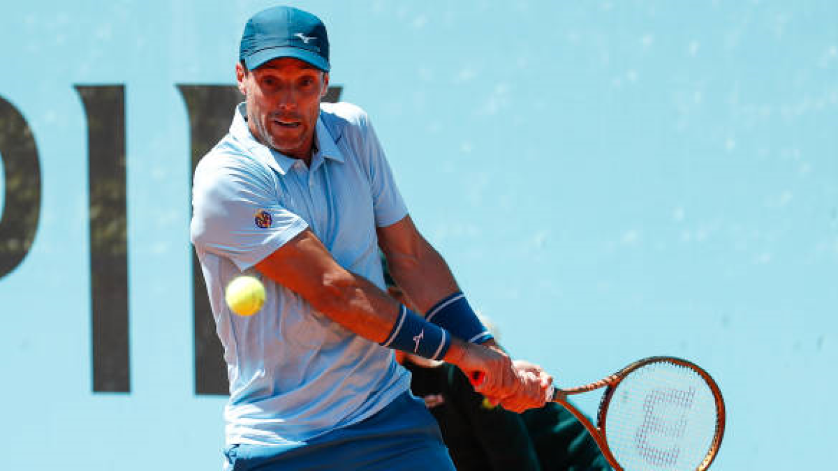 Roberto Bautista en el Mutua Madrid Open 2024. Foto: getty