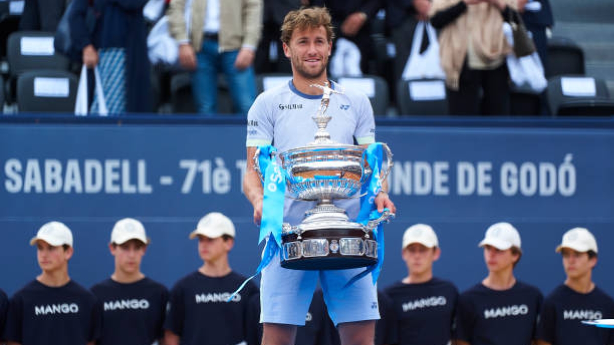 Casper Ruud. Fuente: Getty