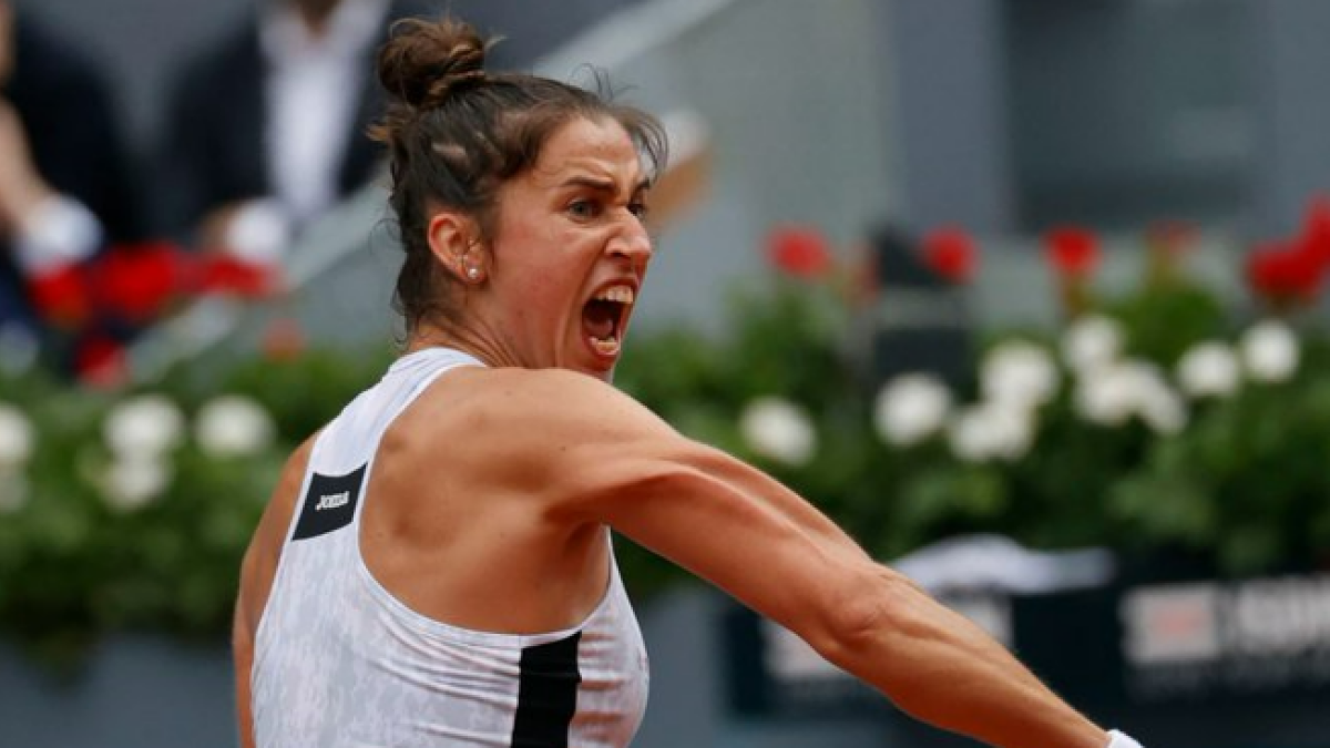 Sara Sorribes en el Mutua Madrid Open 2024. Foto: getty