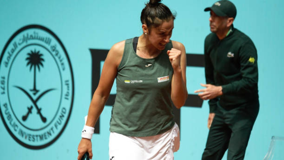 Sara Sorribes en el Mutua Madrid Open 2024. Foto: Getty