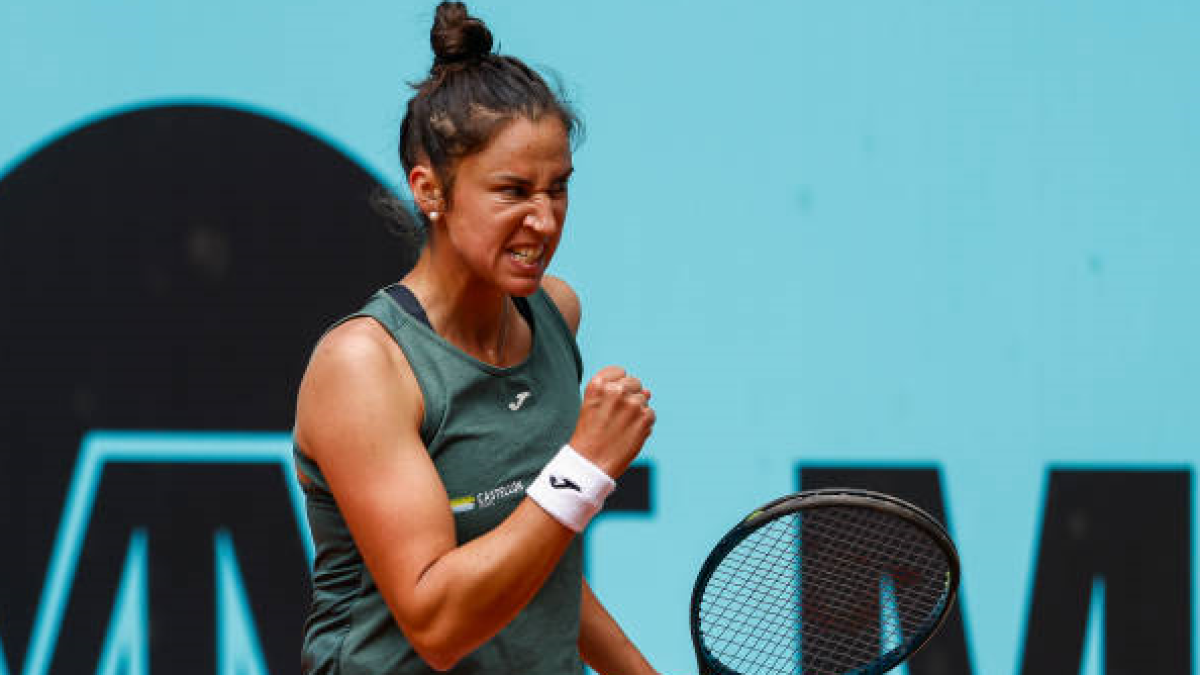 Sara Sorribes en el Mutua Madrid Open 2024. Foto: getty