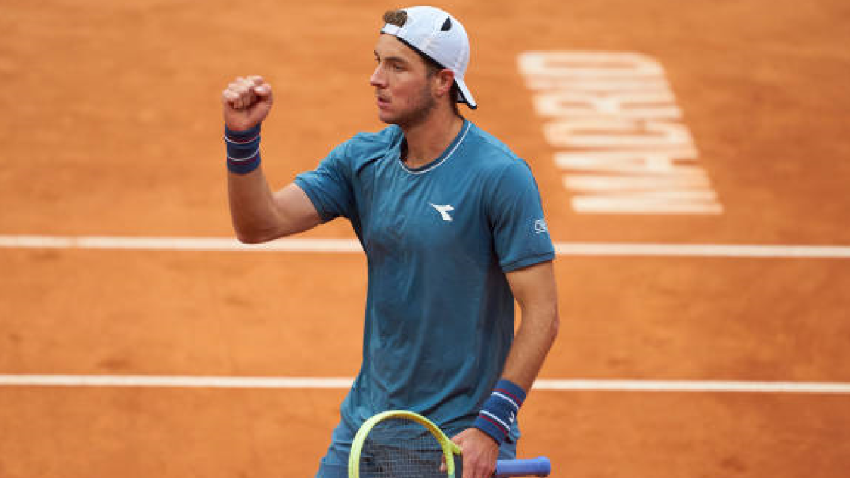 Jan-Lennard Struff en el Mutua Madrid Open 2024. Foto: getty
