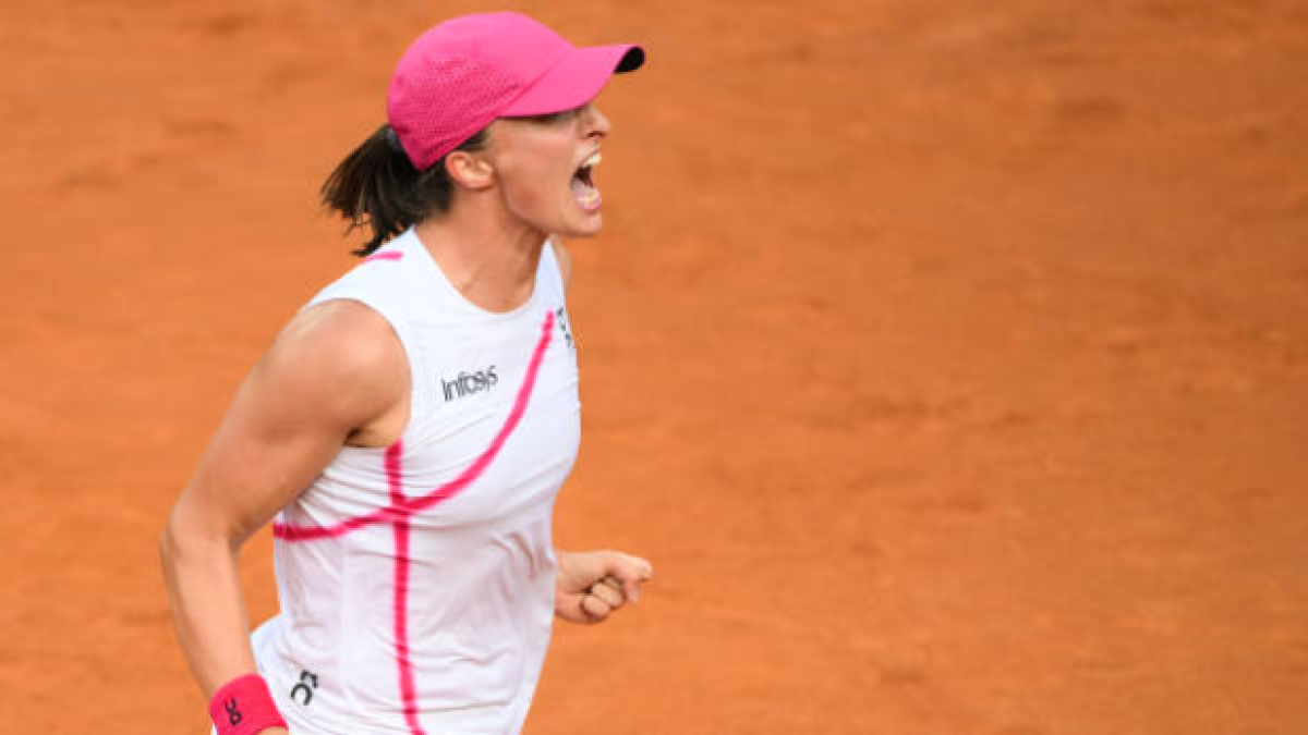 Los datos que confirman, más aún, el dominio apabullante de Swiatek en Roland Garros. Foto: Gettyimages