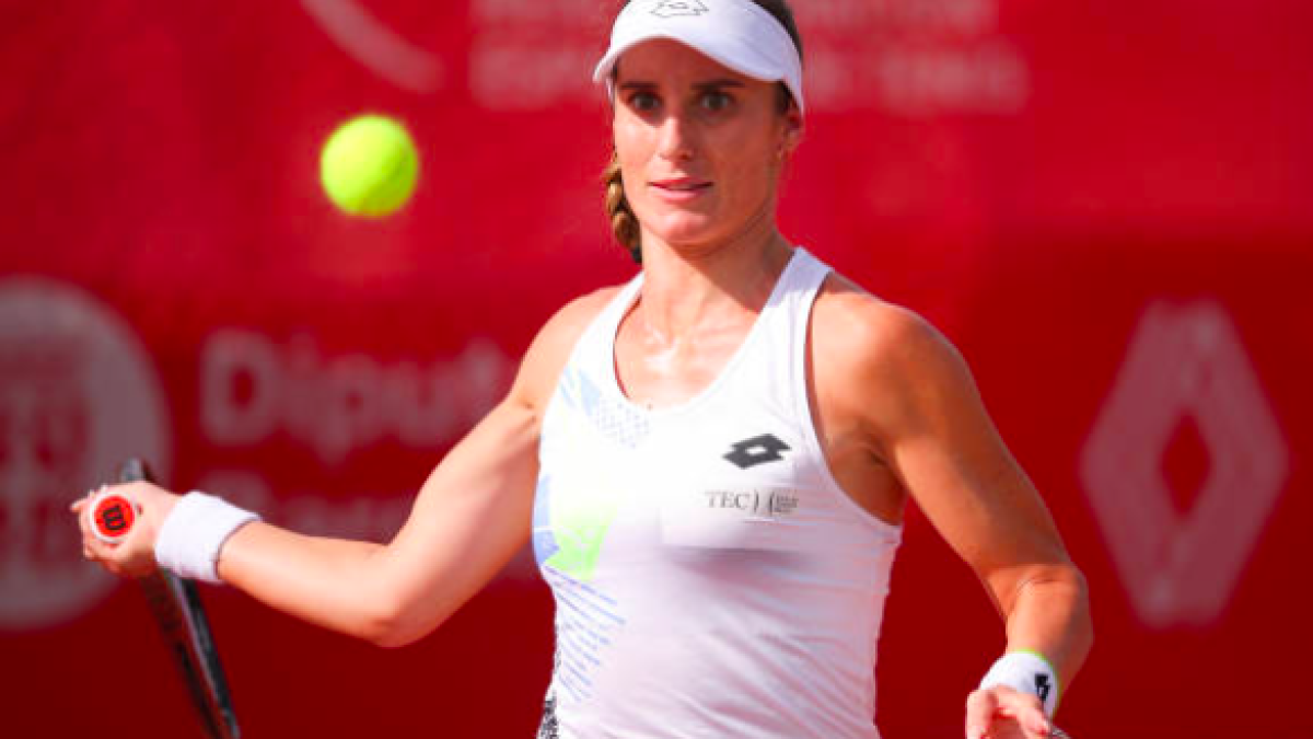 Marina Bassols compitiendo. Fuente: Getty