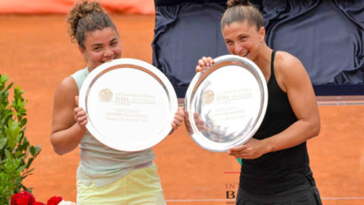Jasmine Paolini y Sara Errani, campeonas en Roma. 