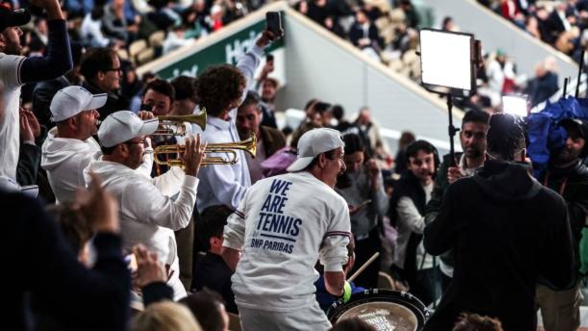 Alcohol prohibido en Roland Garros 2024. Foto: gettyimages