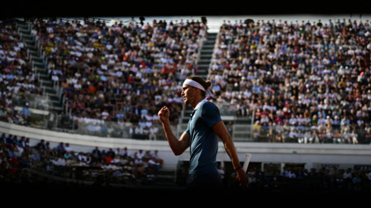 Alexander Zverev en el ATP Roma 2024. Foto: Getty