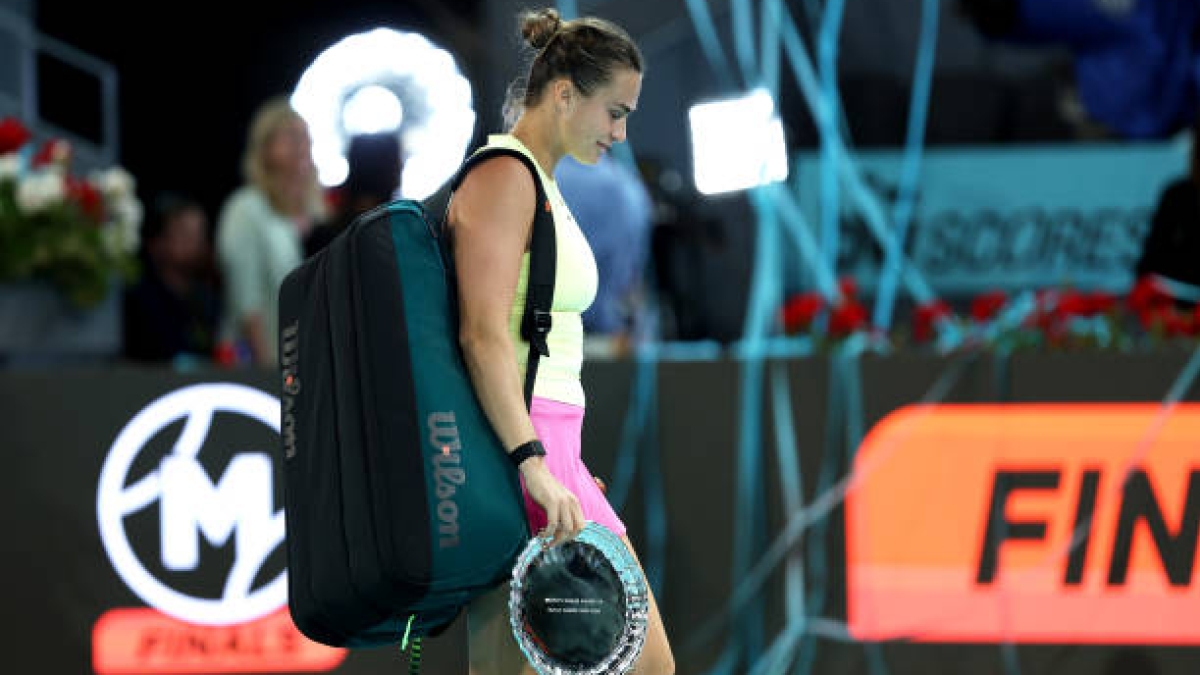 Aryna Sabalenka, finalista en el Mutua Madrid Open 2024. Foto: Getty