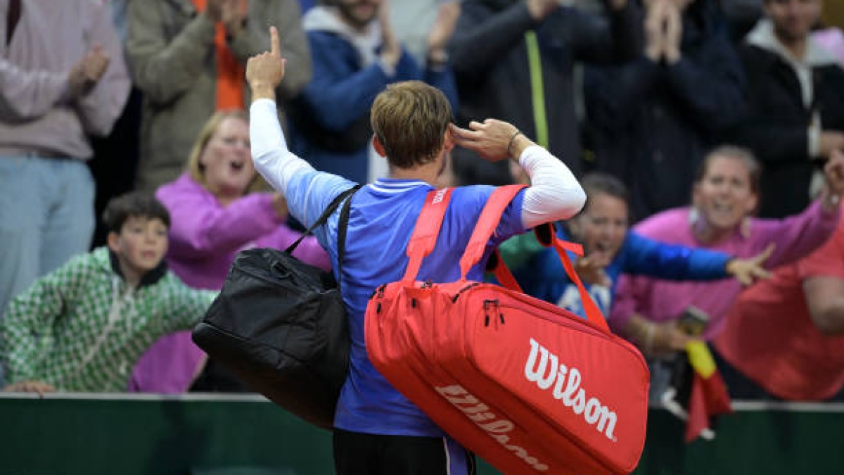 Goffin, en Roland Garros 2024. Foto: gettyimages