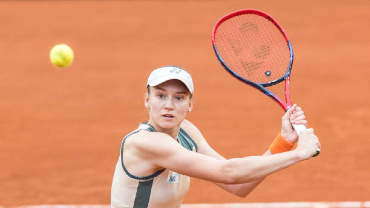 Elena Rybakina, en Roland Garros 2024. Foto: gettyimages