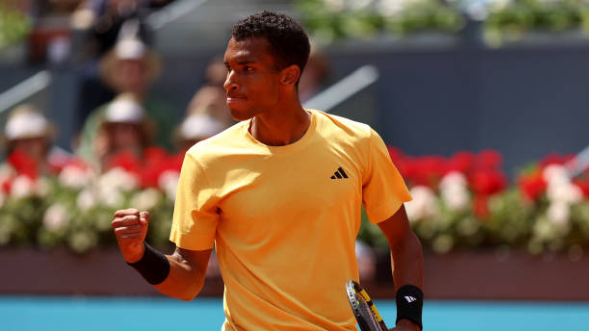 Félix Auger-Aliassime, oportunidad en Madrid. Foto: gettyimages