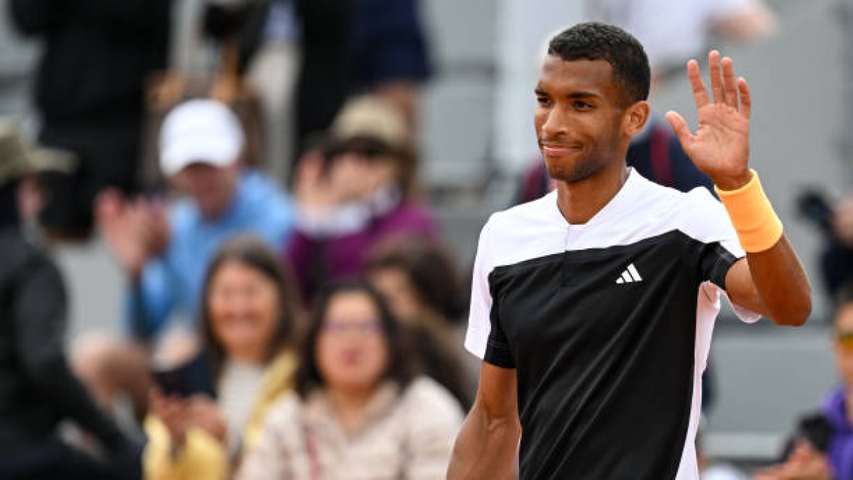 Félix Auger-Aliassime, en Roland Garros 2024. Foto: gettyimages