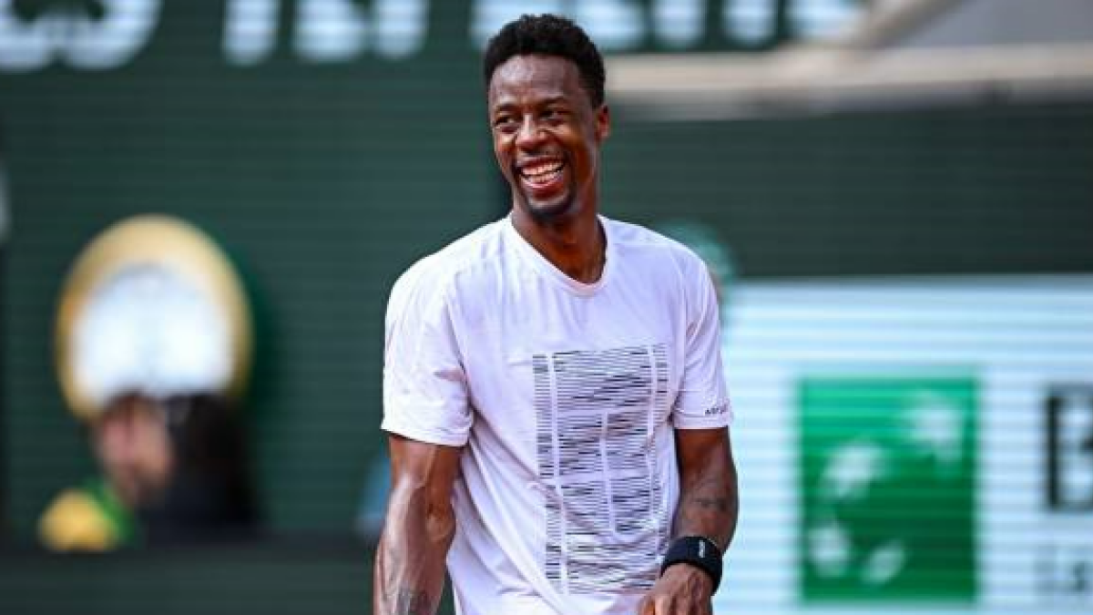 Gael Monfils en Roland Garros 2024. Foto: getty
