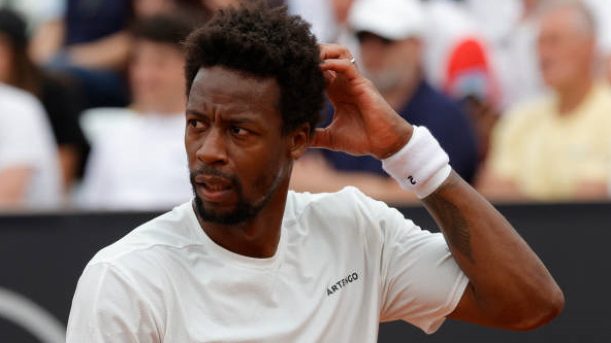 Gael Monfils en el ATP de Roma 2024. Foto: getty