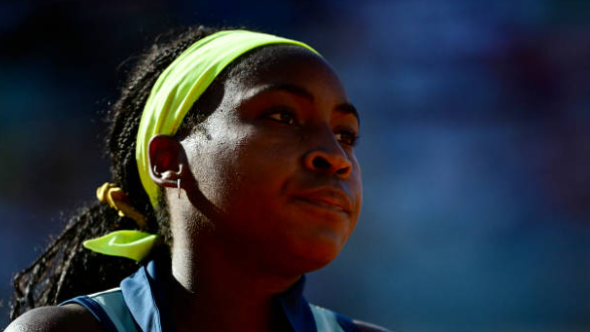 Gauff: "El marcador no muestra lo competido que ha sido el partido". Foto: Getty