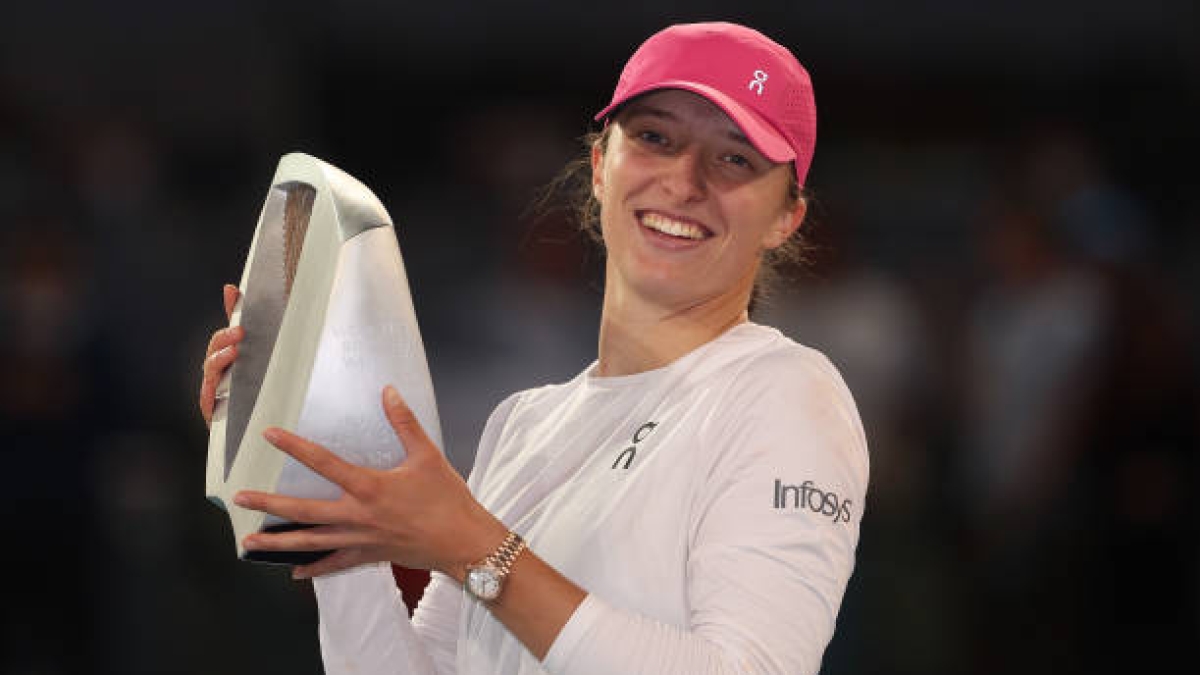 Iga Swiatek, campeona del Mutua Madrid Open 2024. Foto: Getty