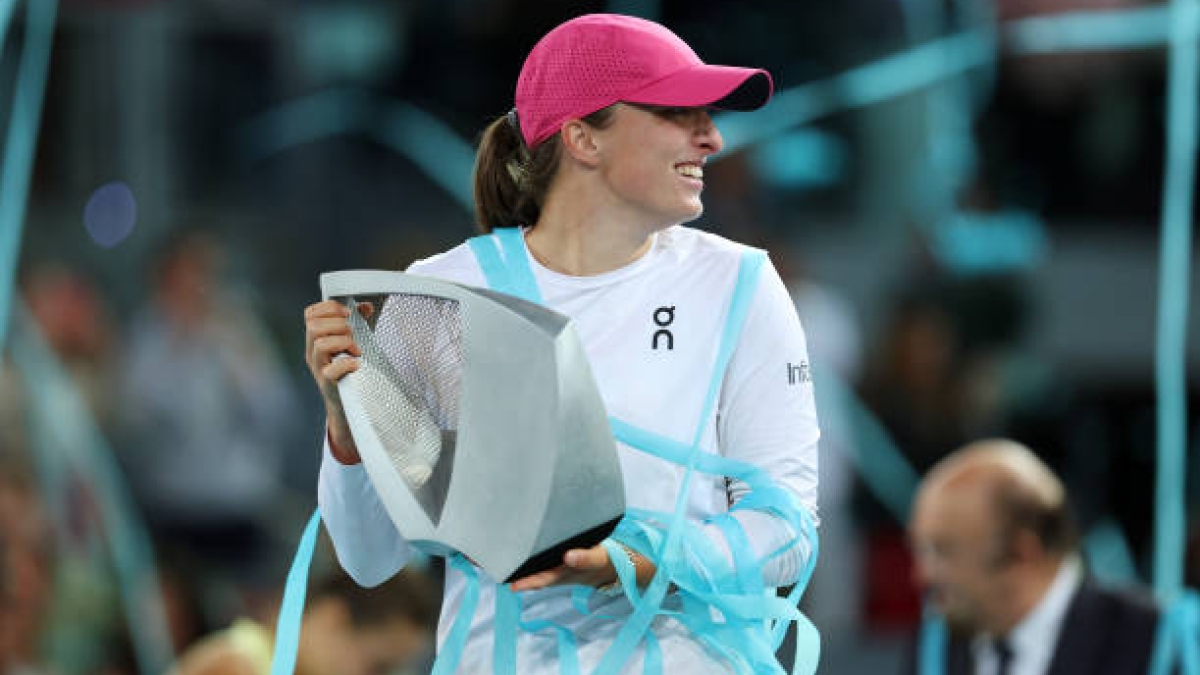 Iga Swiatek, campeona del Mutua Madrid Open 2024. Foto: Getty