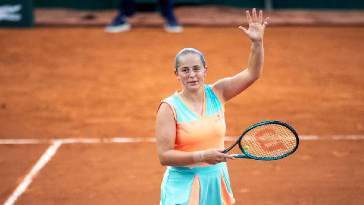 Jelena Ostapenko, en Roland Garros 2024. Foto: gettyimages