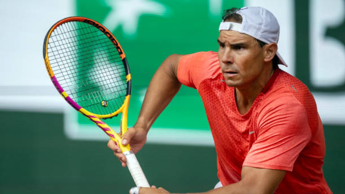 Nadal, entrenamiento con Medvedevev. Foto: gettyimages