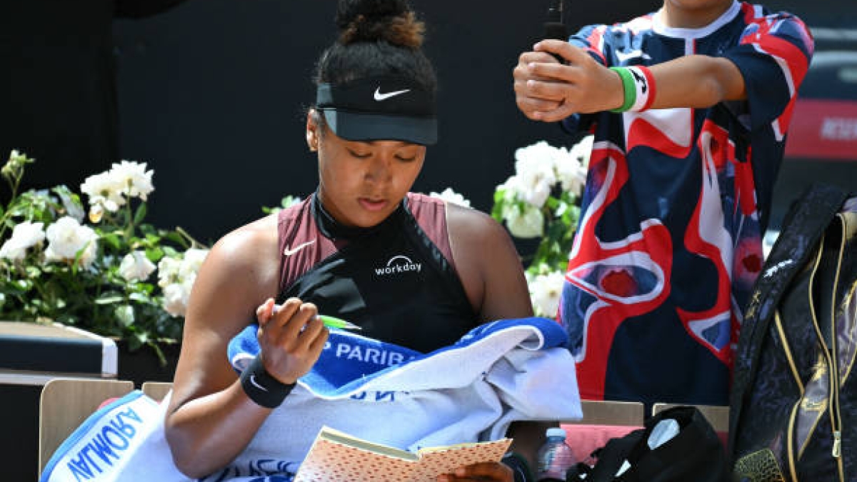 Naomi Osaka en el WTA Roma 2024. Foto: Getty