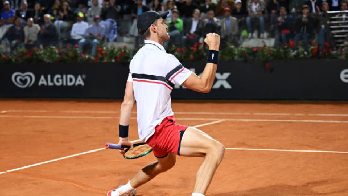 Nicolas Jarry en el ATP Roma 2024. Foto: Getty