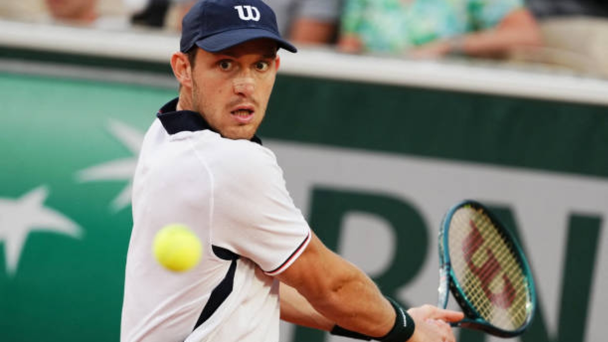 Nicolas Jarry en Roland Garros 2024. Foto: Getty