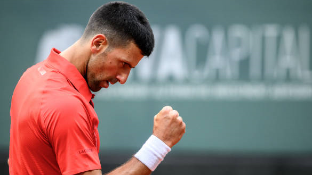 Novak Djokovic en el ATP de Ginebra 2024. Foto: getty