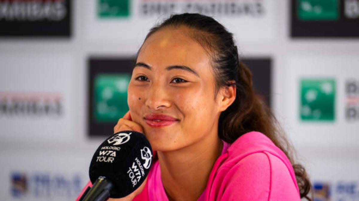Qinwen Zheng, en Roma 2024. Foto: gettyimages